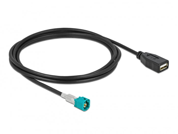 Delock 90488 Cable Hsd Z Male To Usb 2.0 Type-A Female 2 M