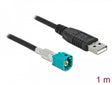 Delock 90490 Cable Hsd Z Male To Usb 2.0 Type-A Male 1 M