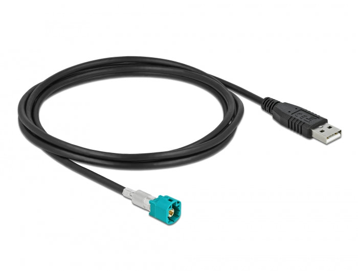 Delock 90491 Cable Hsd Z Male To Usb 2.0 Type-A Male 2 M