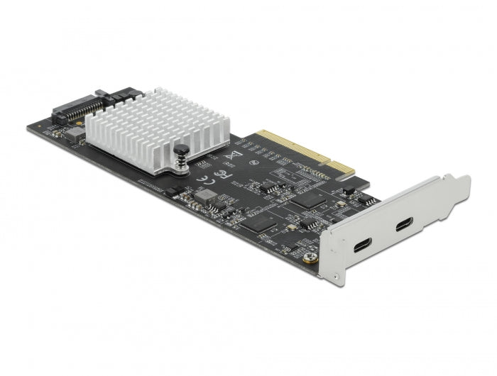 Delock 89009 Pci Express X8 Card To 2 X External Superspeed Usb 20 Gbps