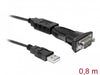 Delock 61460 Adapter Usb 2.0 Type-A To 1 X Serial Rs-232 Db9