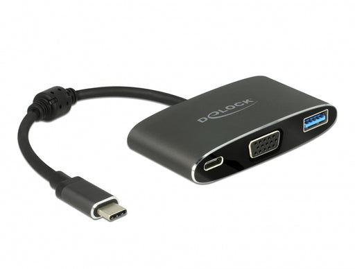 Delock 62992 Adapter Usb Type-C™ Male > Vga Female + Usb Type-A + Usb Type-C™