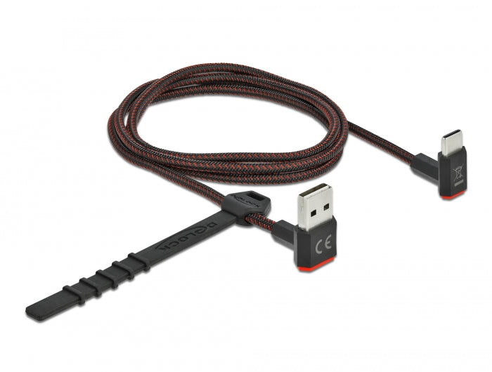 Delock 85276 Easy-Usb 2.0 Cable Type-A Male To Usb Type-C™ Male Angled