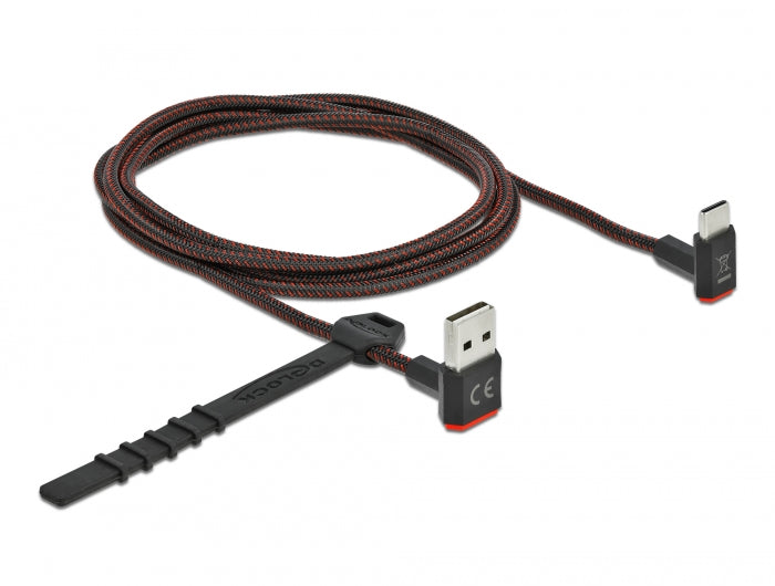 Delock 85277 Easy-Usb 2.0 Cable Type-A Male To Usb Type-C™ Male Angled