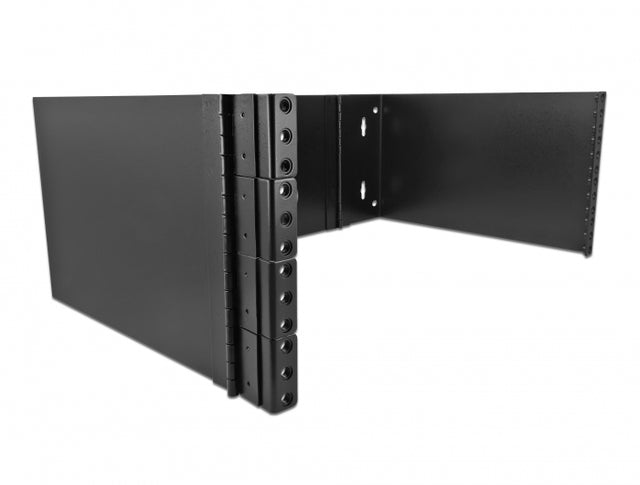 Delock 43378 19″ Wall Mount Rack 4U Foldable Black