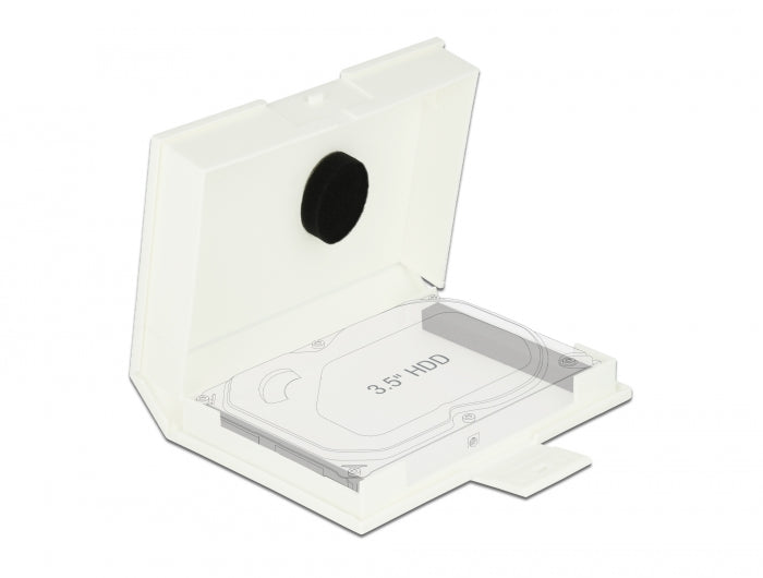 Delock 18371 Protection Box For 3.5″ Hdd White