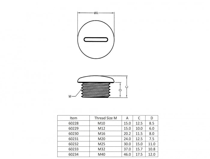 Delock 60230 Sealing Plug M16 X 1.5 Black 10 Pieces