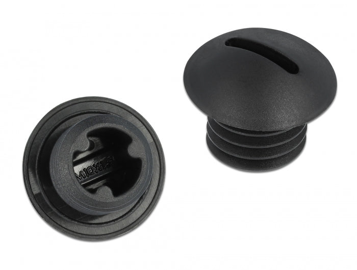 Delock 60228 Sealing Plug M10 X 1.5 Black 10 Pieces