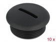 Delock 60232 Sealing Plug M25 X 1.5 Black 10 Pieces