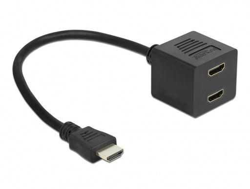 Delock 65226 High Speed Hdmi With Ethernet Splitter 1 X Male To 2 X Female