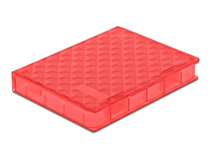 Delock 18370 Protection Box For 2.5″ Hdd / Ssd Red