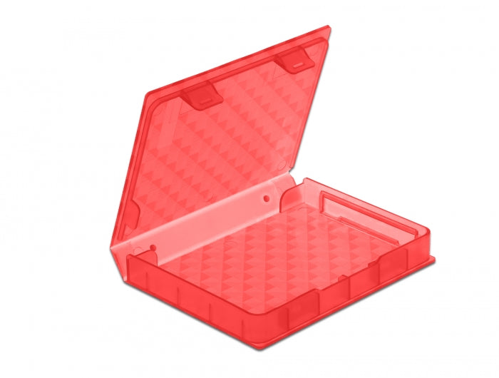 Delock 18370 Protection Box For 2.5″ Hdd / Ssd Red