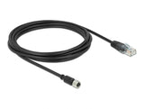 Navilock 63165 Connection Cable M8 Female Serial Waterproof To Rj45 Male 2.8 M