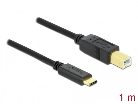 Delock 83601 Usb 2.0 Cable Type-C To Type-B 1 M