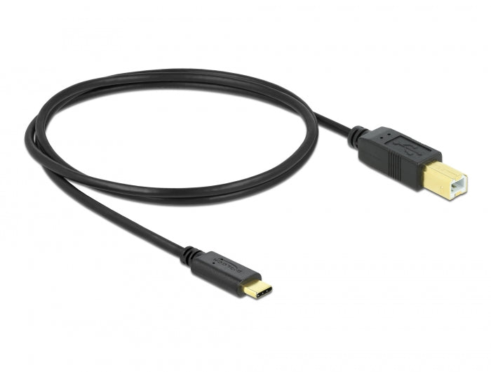 Delock 83601 Usb 2.0 Cable Type-C To Type-B 1 M