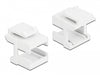 Delock 86807 Keystone Cover White For Fibre Couplers 10 Pieces