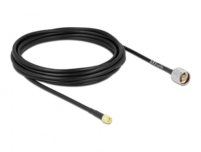 Delock 89465 Antenna Cable N Plug > Sma Plug Rg-58 C/U 5 M