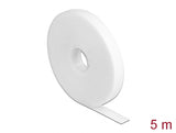 Delock 18377 Hook-And-Loop Tape On Roll L 5 M X W 13 Mm White