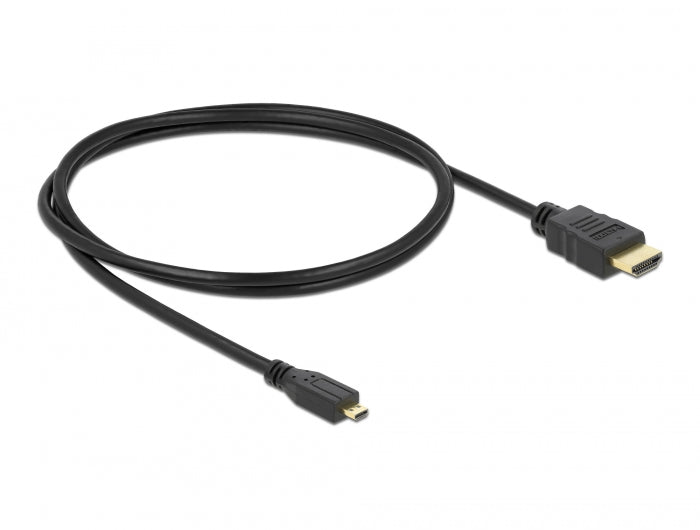 Delock 82661 Cable High Speed Hdmi With Ethernet A/D Male/Male 1M