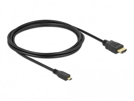 Delock 82664 Cable High Speed Hdmi With Ethernet A Male > Micro-D Male 2 M