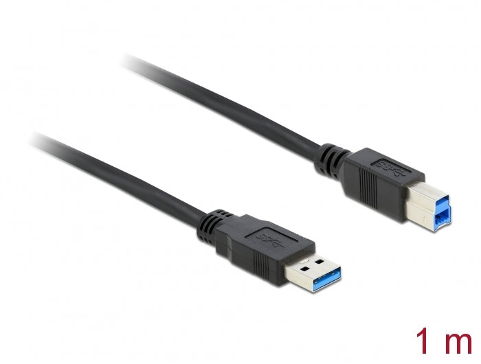 Delock 85066 Cable Usb 3.0 Type-A Male > Usb 3.0 Type-B Male 1.0 M Black