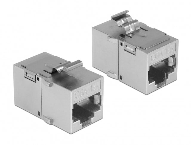 Delock 86408 Keystone Module Rj45 Jack > Rj45 Jack Cat.6A Metal