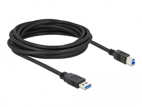 Delock 85070 Cable Usb 3.0 Type-A Male > Usb 3.0 Type-B Male 5.0 M Black