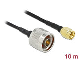 Delock 90468 Antenna Cable N Plug To Sma Plug Lmr/Cfd100 10 M Low Loss