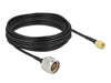 Delock 90468 Antenna Cable N Plug To Sma Plug Lmr/Cfd100 10 M Low Loss