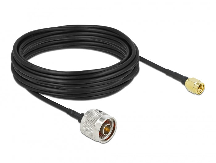 Delock 90468 Antenna Cable N Plug To Sma Plug Lmr/Cfd100 10 M Low Loss