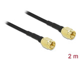 Delock 90469 Antenna Cable Sma Plug To Sma Plug Lmr/Cfd100 2 M Low Loss