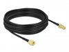 Delock 90465 Antenna Cable Rp-Sma Plug To Rp-Sma Jack Lmr/Cfd100 10 M Low Loss