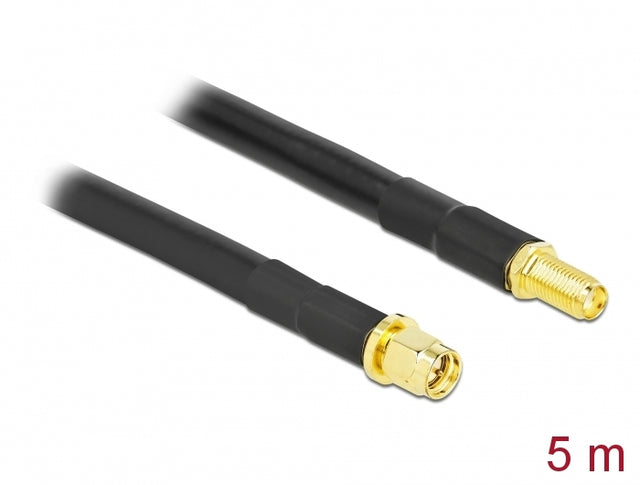 Delock 90460 Antenna Cable Sma Plug To Sma Jack Lmr/Cfd300 5 M Low Loss