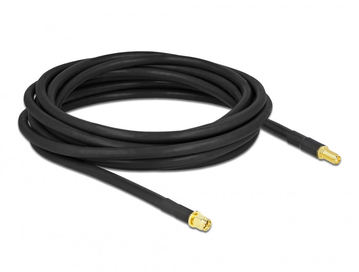 Delock 90460 Antenna Cable Sma Plug To Sma Jack Lmr/Cfd300 5 M Low Loss