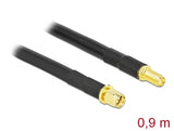 Delock 90466 Antenna Cable Sma Plug To Sma Jack Lmr/Cfd300 0.9 M