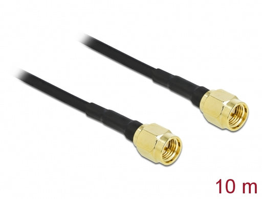 Delock 90471 Antenna Cable Sma Plug To Sma Plug Lmr/Cfd100 10 M Low Loss