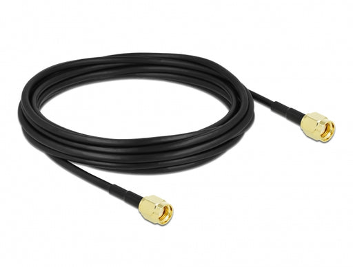 Delock 90474 Antenna Cable Rp-Sma Plug To Rp-Sma Plug Lmr/Cfd100 5 M Low Loss