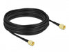 Delock 90475 Antenna Cable Rp-Sma Plug To Rp-Sma Plug Lmr/Cfd100 10 M Low Loss