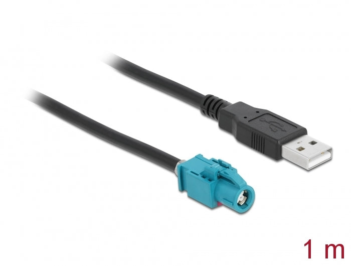 Delock 90503 Cable Hsd Z Female To Usb 2.0 Type-A Male 1 M Premium