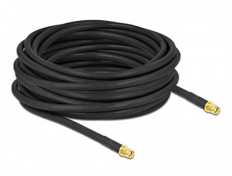 Delock 90456 Antenna Cable Rp-Sma Plug To Rp-Sma Plug Lmr/Cfd300 10 M Low Loss