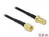 Delock 90447 Antenna Cable Sma Plug To Sma Jack Lmr/Cfd100 0.9 M Low Loss