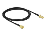 Delock 90442 Antenna Cable Sma Plug To Sma Jack Lmr/Cfd100 2 M Low Loss