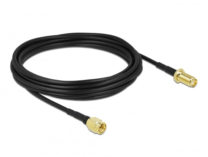 Delock 90441 Antenna Cable Sma Plug To Sma Jack Lmr/Cfd100 5 M Low Loss