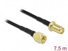 Delock 90448 Antenna Cable Sma Plug To Sma Jack Lmr/Cfd100 7.5 M Low Loss