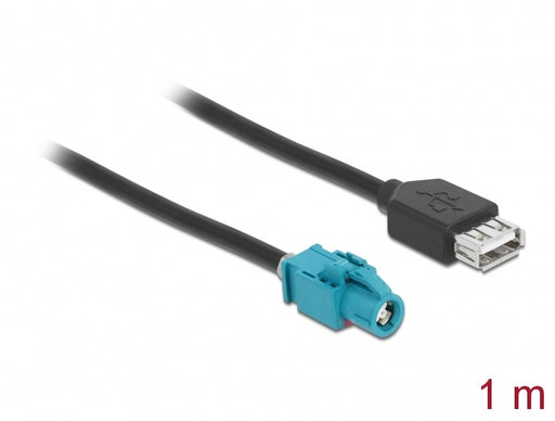 Delock 90502 Cable Hsd Z Female To Usb 2.0 Type-A Female 1 M Premium