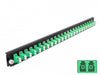 Delock 43358 19″ Splice Box Front Panel 24 Port Lc Duplex Green