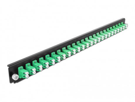 Delock 43358 19″ Splice Box Front Panel 24 Port Lc Duplex Green