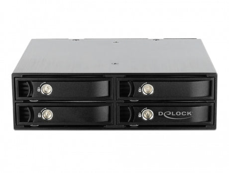 Delock 47235 5.25″ Mobile Rack For 4 X 2.5″ U.2 Nvme Ssd With Lockable Trays