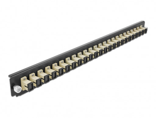 Delock 43353 19″ Splice Box Front Panel 24 Port Sc Simplex Beige