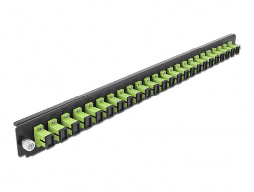 Delock 43356 19″ Splice Box Front Panel 24 Port Sc Simplex Limegreen